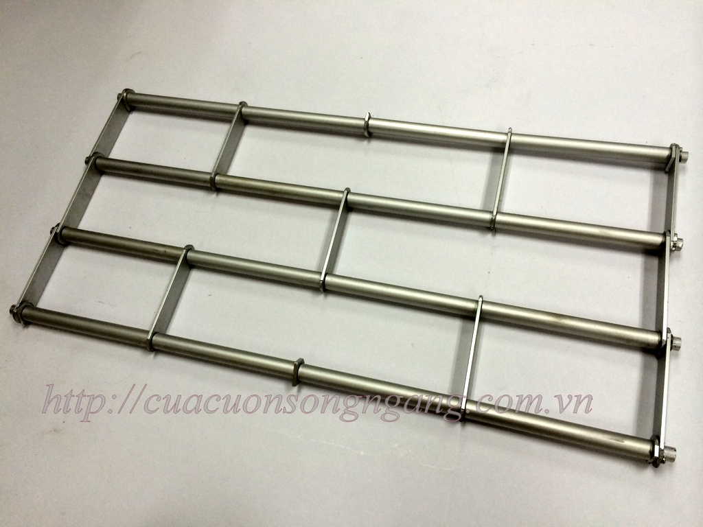 CỬA CUỐN INOX SONG NGANG ỐNG LỒNG ỐNG 