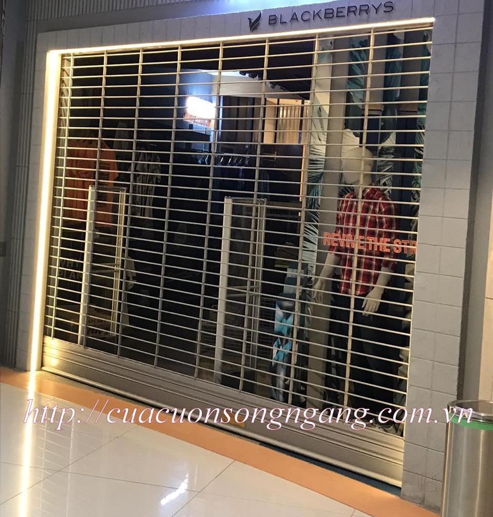 Cửa cuốn Song Ngang INOX 304, cua cuon, là cửa cuốn siêu thoáng