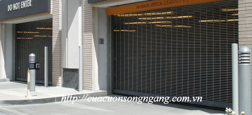 Cửa cuốn song ngang ống lồng ống
