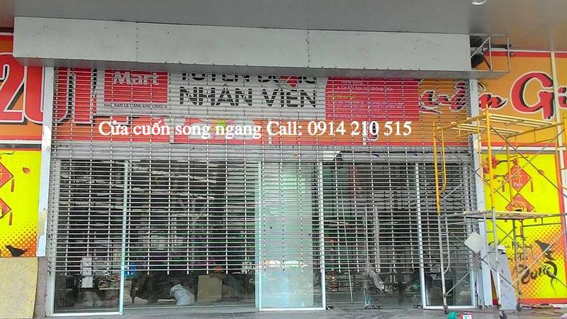 Cửa cuốn Song Ngang, cửa cuốn ngang