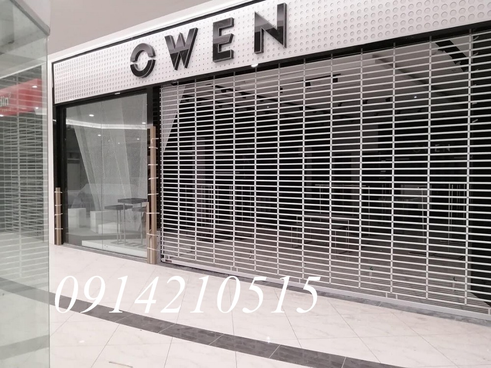 Cửa cuốn Song Ngang Sơn Tĩnh Điện, cửa cuốn siêu thoáng