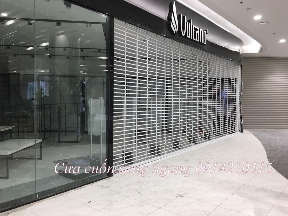 Cửa cuốn Song Ngang sơn tĩnh điện