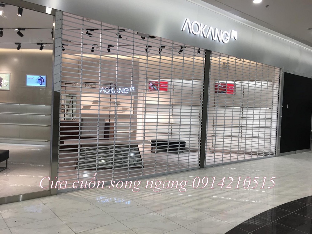 Cửa cuốn Song Ngang sơn tĩnh điện