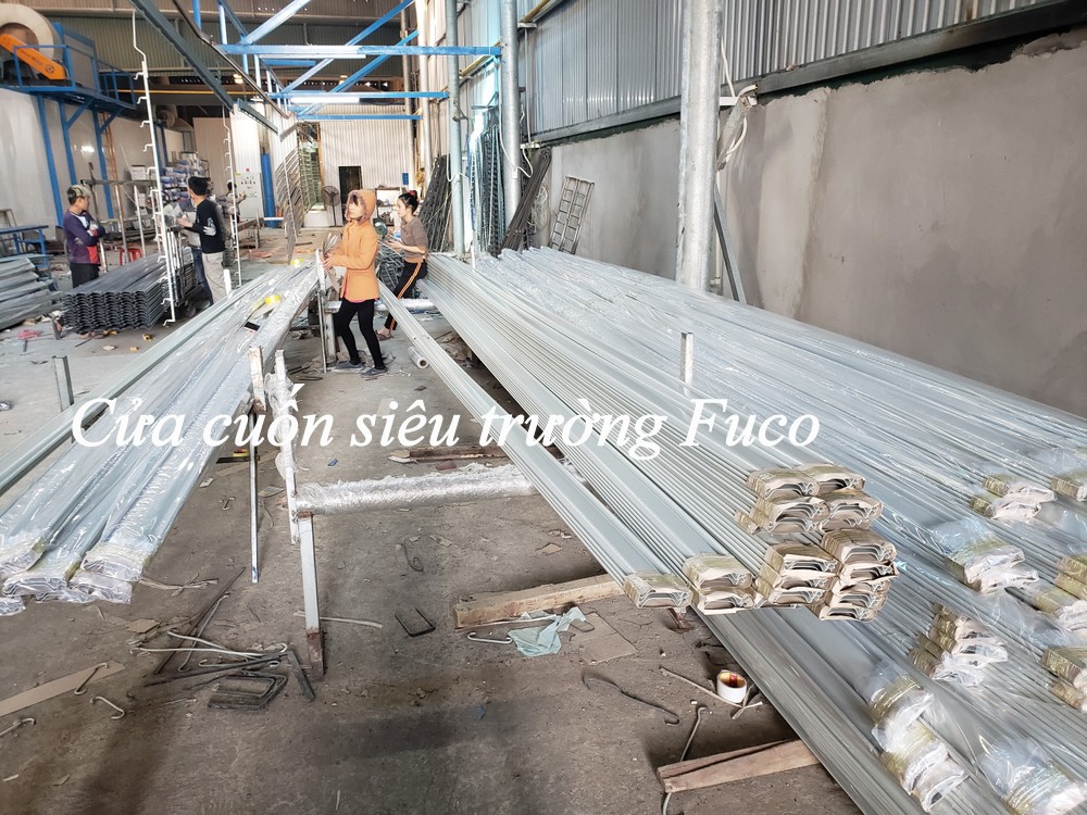 Cửa cuốn nhà xưởng, cửa cuốn siêu trường, cửa cuốn thép