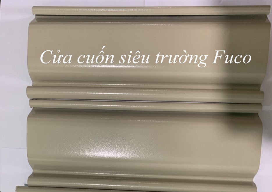 Cửa cuốn chống cháy bằng lá thép fuco