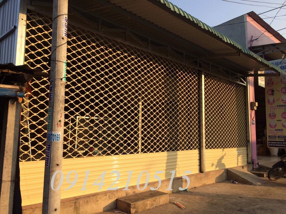 Báo giá cửa cuốn Mắt Võng, báo giá cửa cuốn mắt cáo