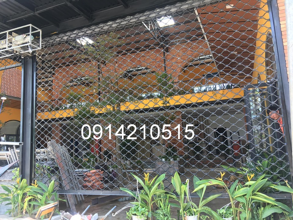 Cửa Cuốn Lưới Mắt Võng Sơn Tĩnh Điện, Báo Giá Cửa Cuốn Mắt Cáo, cửa cuốn mắt võng inox 304