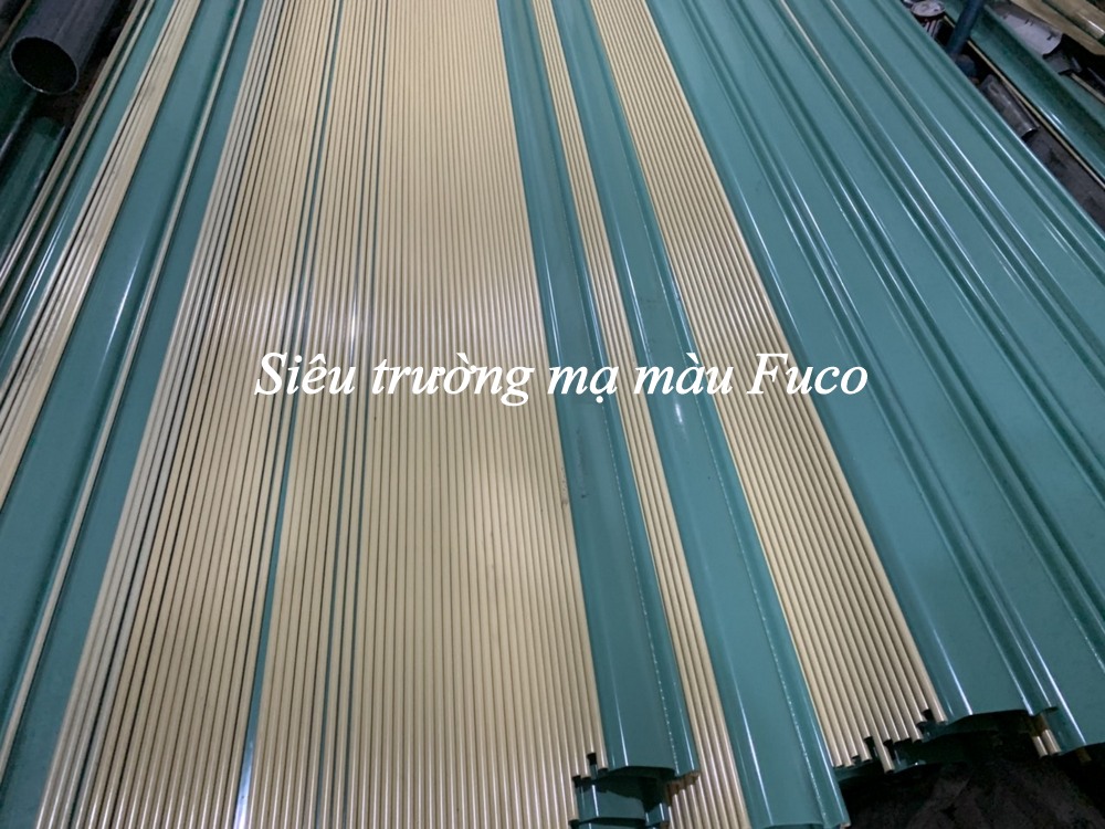 Cửa cuốn siêu trường thép mạ màu fuco