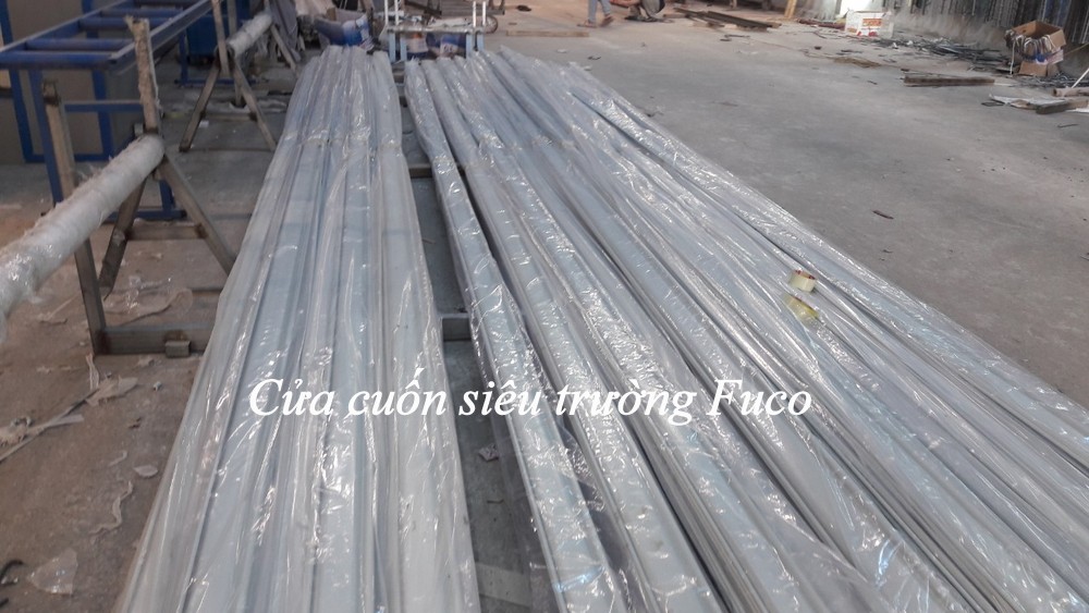 Cửa cuốn siêu trường thép mạ màu, cửa cuốn nhà xưởng