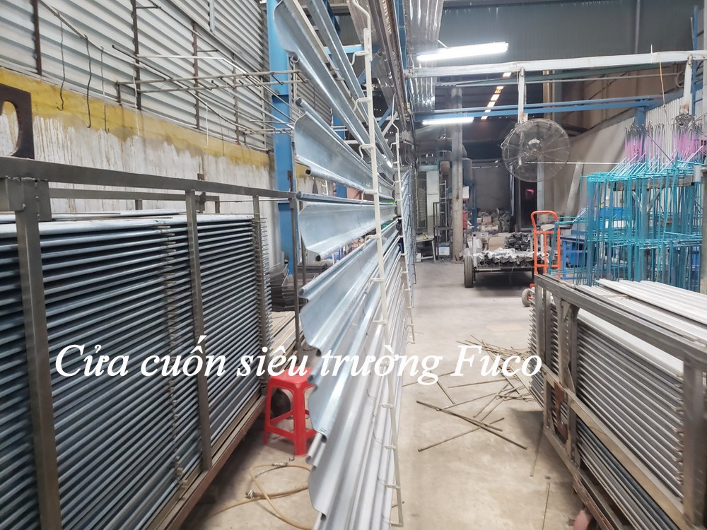 Giá cửa cuốn nhà xưởng sơn tĩnh điện