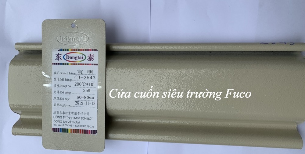 cửa cuốn thép siêu trường fuco