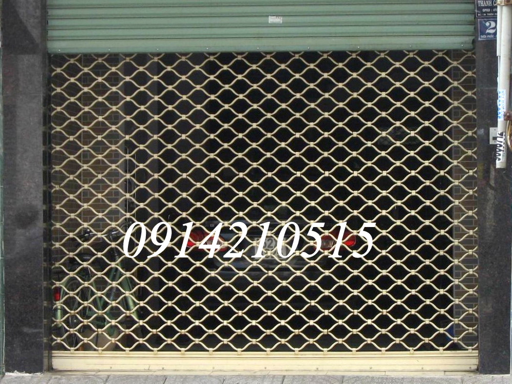 Cửa cuốn Mắt lưới sơn tĩnh điện