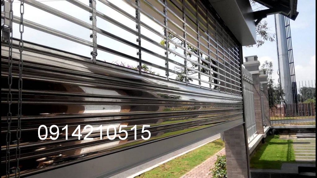 Cửa cuốn Song Ngang( Siêu thoáng) hộp vuông 20×20 