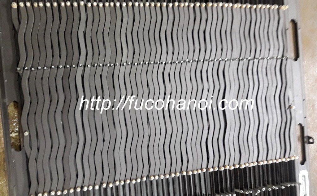 Đặc điểm cửa cửa xếp U Đúc Fuco có loại U dầy 1,2ly và U dầy 1,6ly tùy khách hàng lựa chọn.