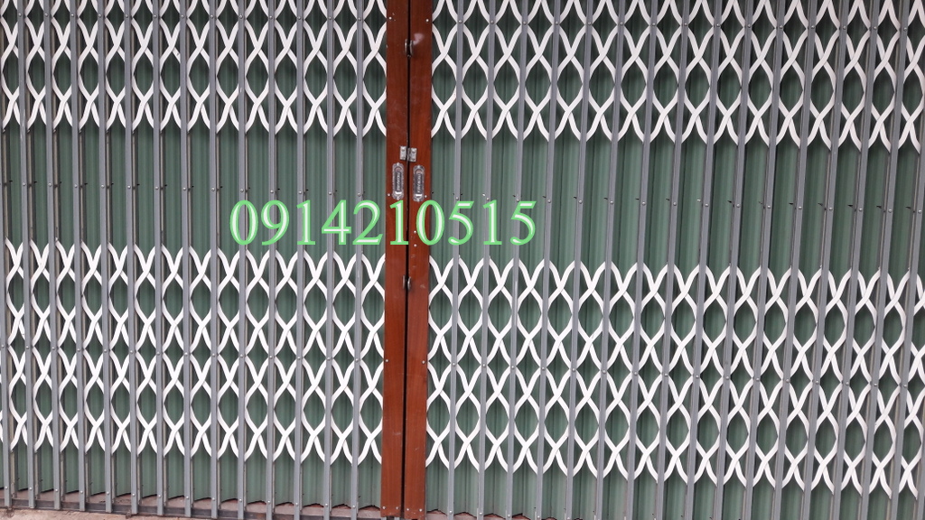 cửa xếp đài loan nan chéo đặc, cửa xếp có lá, cửa xếp không lá