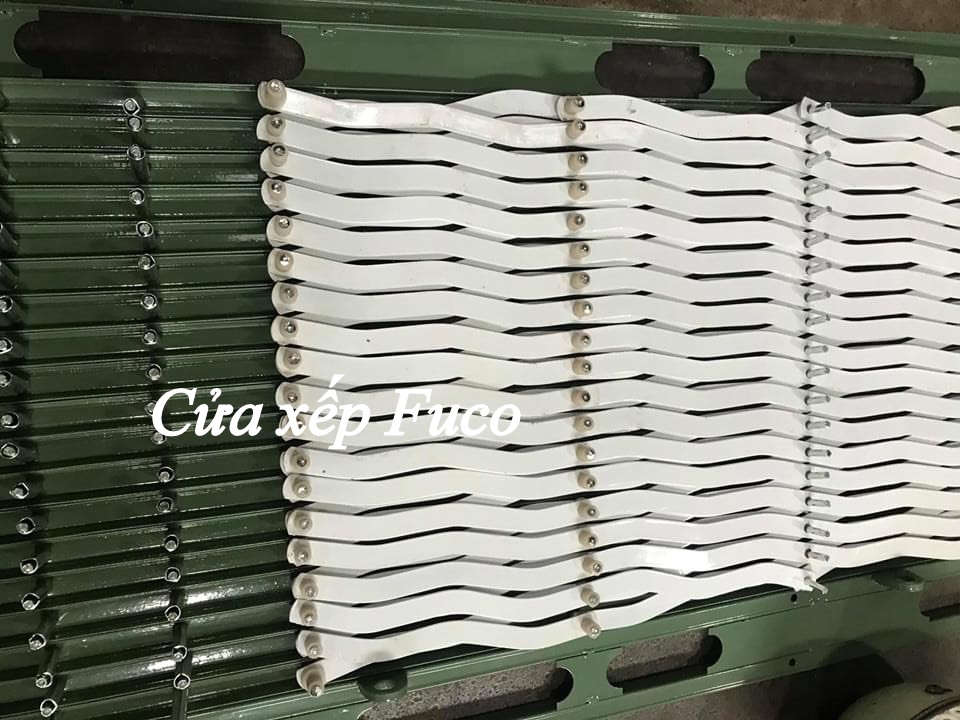 Sản phẩm cửa xếp U Đúc có chất lượng cao