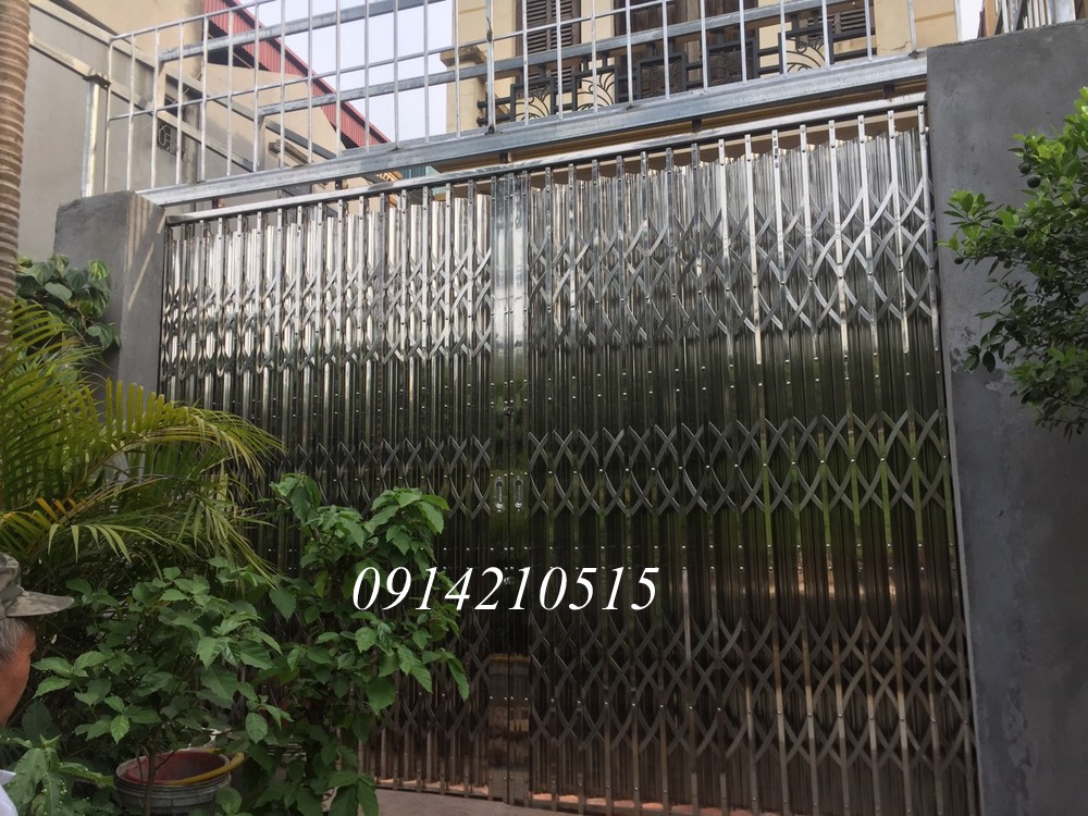 Báo giá cửa xếp inox tại hà nội, Giá cửa INOX