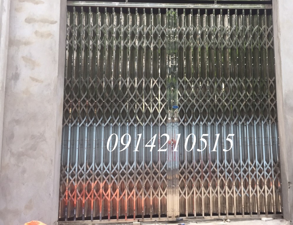 Báo giá cửa xếp inox tại hà nội, Giá cửa INOX