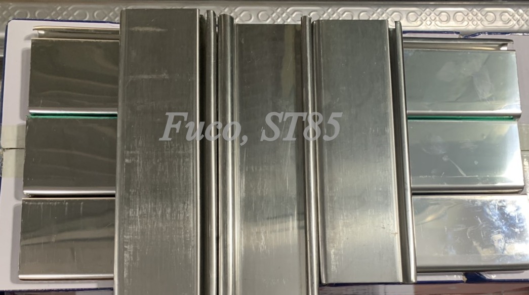 Cửa cuốn siêu trường INOX St85, Korea, bản phẳng dầy 0.8mm
