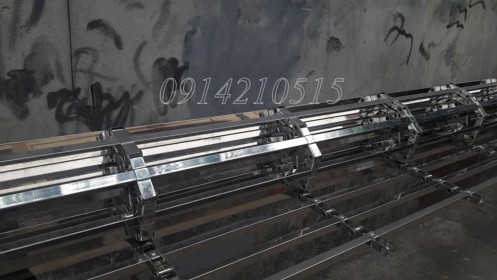 Báo giá cửa cuốn song ngang, Song Ngang nguyên liệu INOX 304