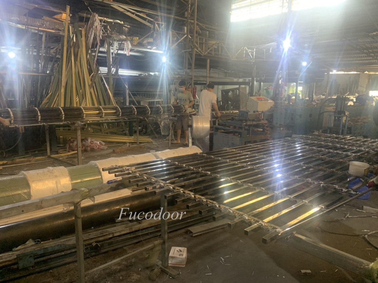 Cửa cuốn song ngang hộp 20x20 INOX 304, Cửa cuốn song ngang INOX, Báo giá cửa cuốn song ngang