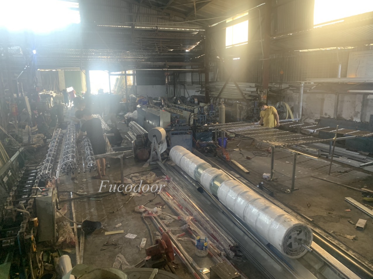 Cửa cuốn song ngang hộp 20x20 INOX 304