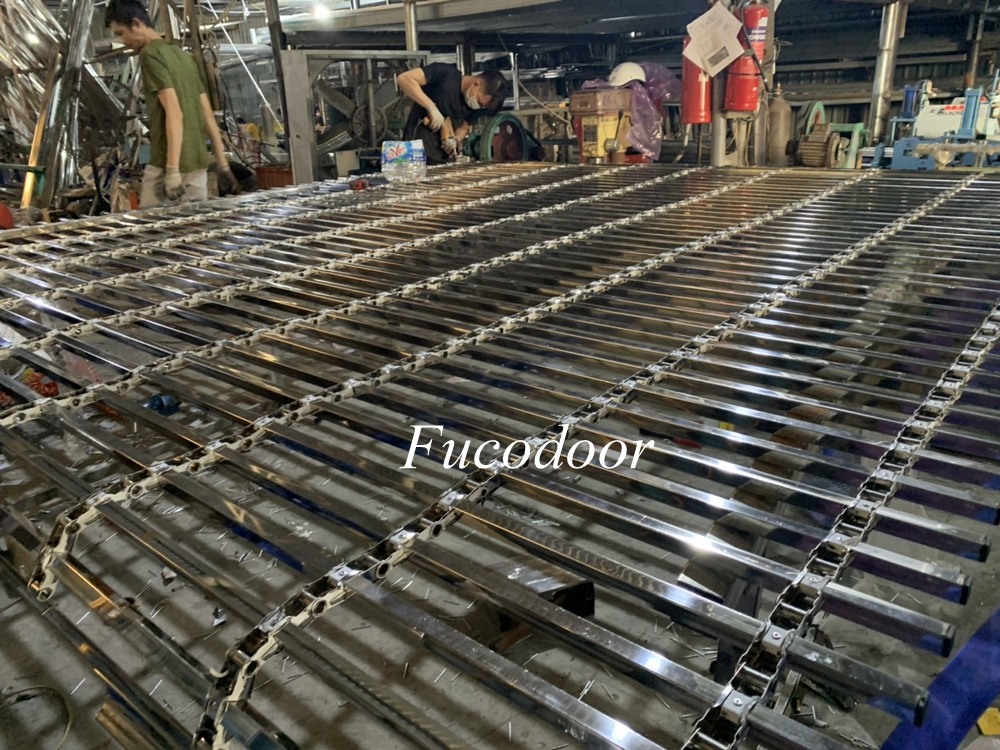 Cửa cuốn song ngang INOX, Báo giá cửa cuốn song ngang