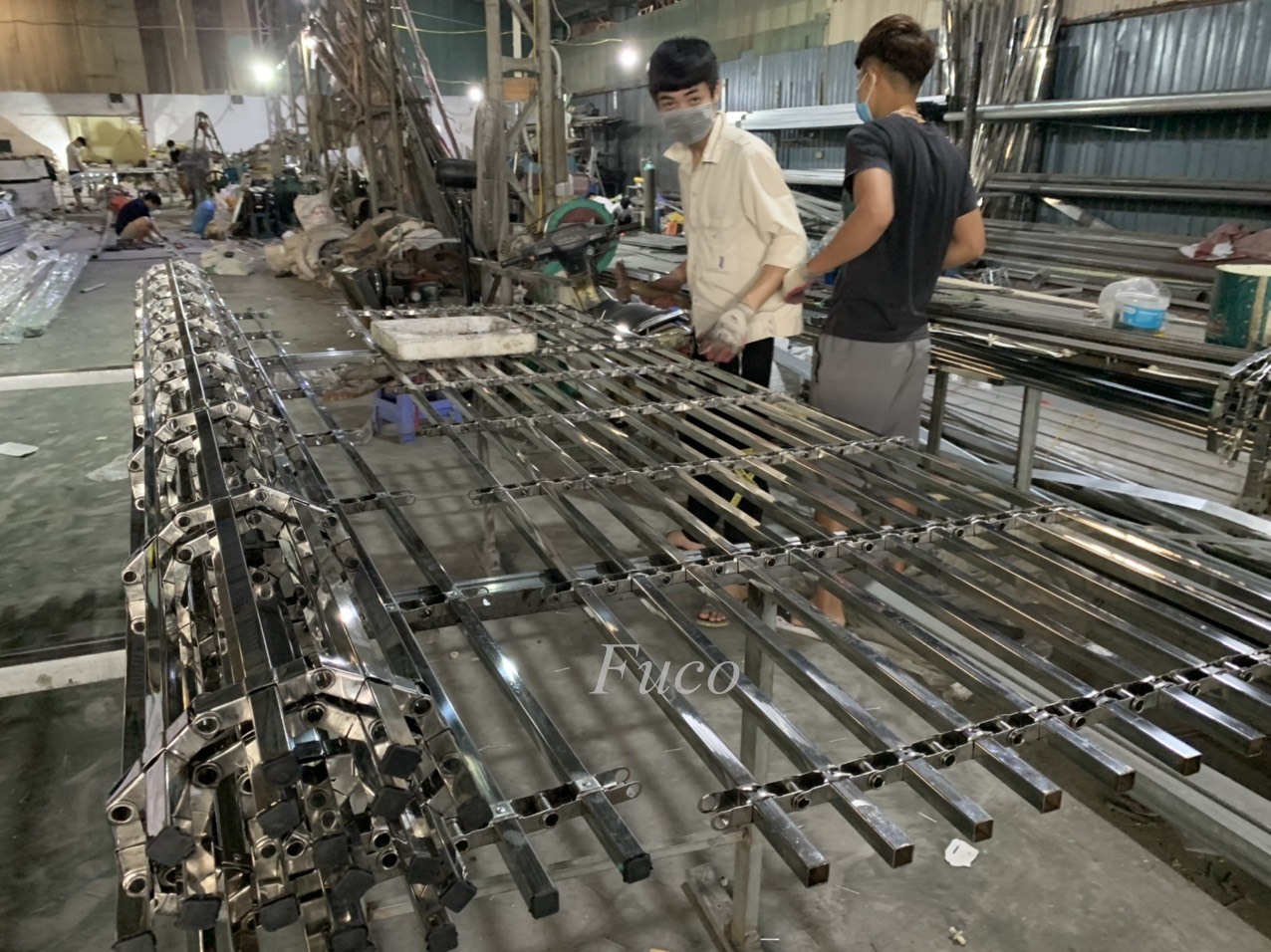 Cửa cuốn song ngang INOX, Báo giá cửa cuốn song ngang