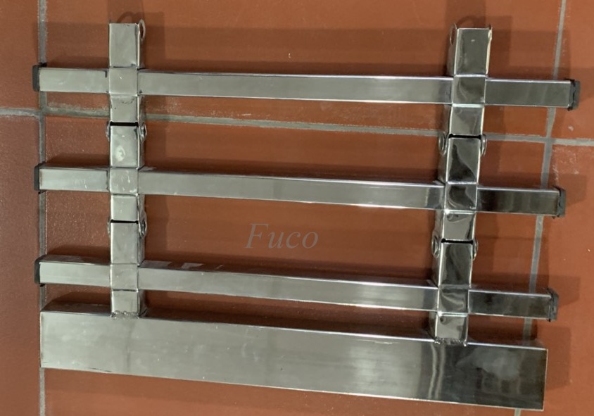 Cửa cuốn song ngang hộp 20x20 INOX 304, sản xuất cửa cuốn song ngang