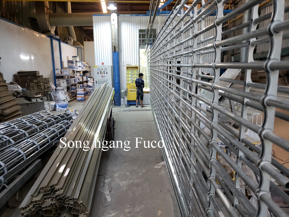 Báo Giá Cửa Cuốn Song Ngang, cửa cuốn song ngang sơn tĩnh điện phi 19