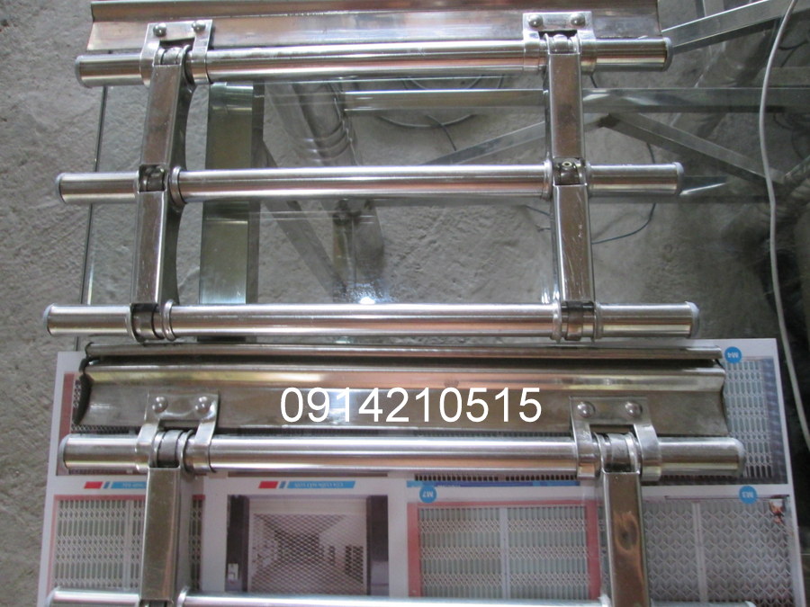 Cửa cuốn song ngang tròn inox