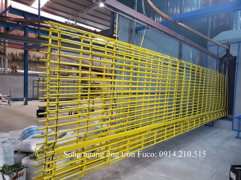 các loại cửa cuốn song ngang sơn tĩnh điện ống tròn, cửa cuốn song ngang sơn tĩnh điện hộp vuông