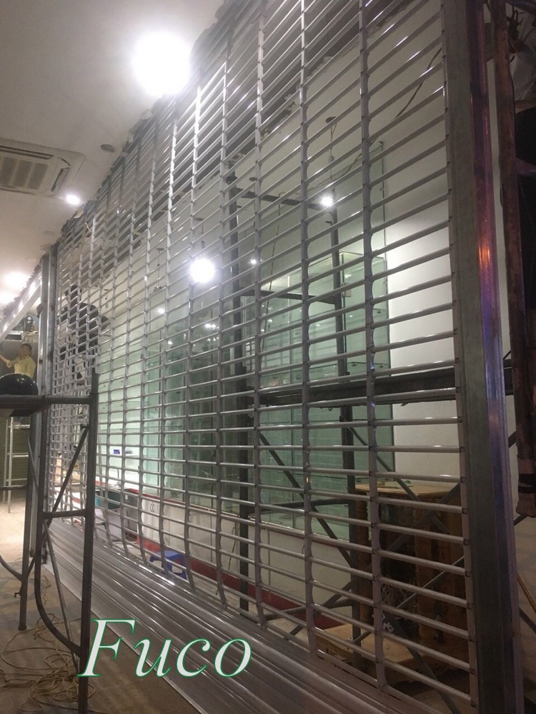 Cửa cuốn song ngang