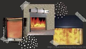 Cửa cuốn chống cháy 1 lớp INOX