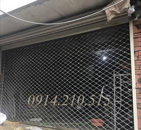Cửa cuốn mắt võng, mắt lưới INOX 304 ống phi 12.7