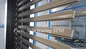 Cửa cuốn siêu trường 2 lớp, ST90