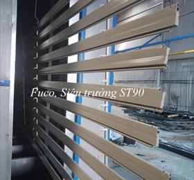 Cửa cuốn siêu trường 2 lớp, ST90