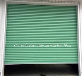 Cửa cuốn siêu trường thép mạ màu ST100, dầy 0.9mm