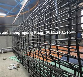 Cửa cuốn song ngang sơn tĩnh điện ống tròn phi 19 dầy 1.3ly