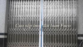 Cửa xếp INOX Đài Loan có lá