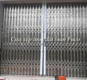 Cửa xếp INOX Đài Loan có lá