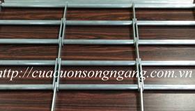 Cửa cuốn song ngang ống lồng Thép Xếp Thẳng