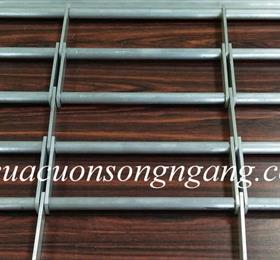 Cửa cuốn song ngang ống lồng Thép Xếp Thẳng